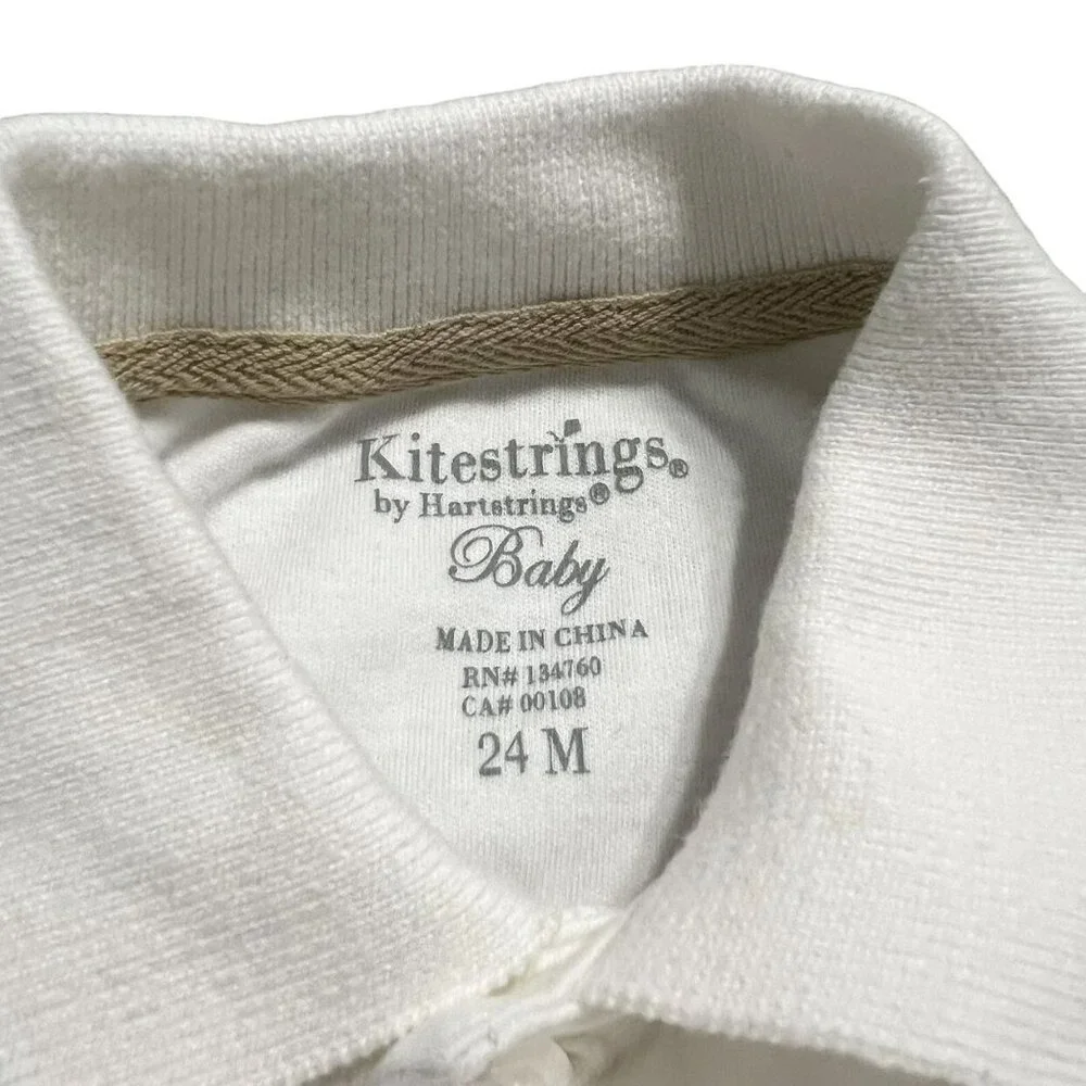 Kitestrings By Hartstrings 24m Long Sleeved Polo Shirt Bodysuit